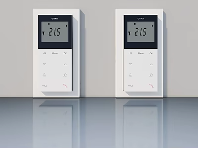 Modern Stylish Flush Door Design With Smooth Surface For Home Interior Use 3d model