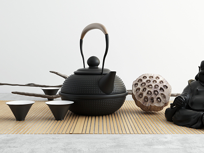 New Chinese Tea Set Zen Tea Set Ornaments model