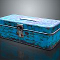 Tool Box Iron Box Iron Box Iron Trunk Box Box Box Luggage Leather Box Leather Box Container 3d model