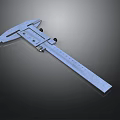 Professional Silver Metal Vernier Caliper Precision Measuring Tool With Sliding Scale