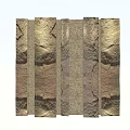 Natural Stone Wall Panels With Textured Rustic Surface For Interior Decorative Use 3d model