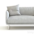 Modern double sofa 3d model