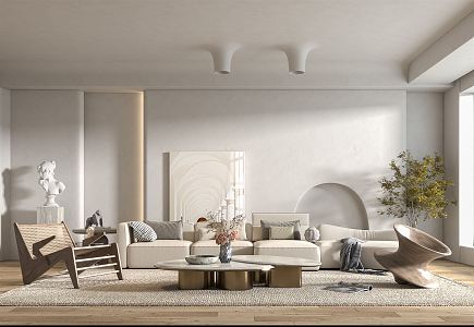 The Silent Living Room 3d model