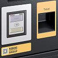 Modern ATM Parking Machine Timer Coin Slot Machine Service Terminal ATM Parking 3d model