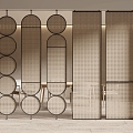 Silent Wind Screen Partition Screen Partition Entrance Screen Entrance Partition 3d model