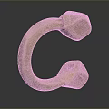 Brass C Shaped Hook With Square Ends Metallic Finish Essential Household Item For Daily Hanging Use