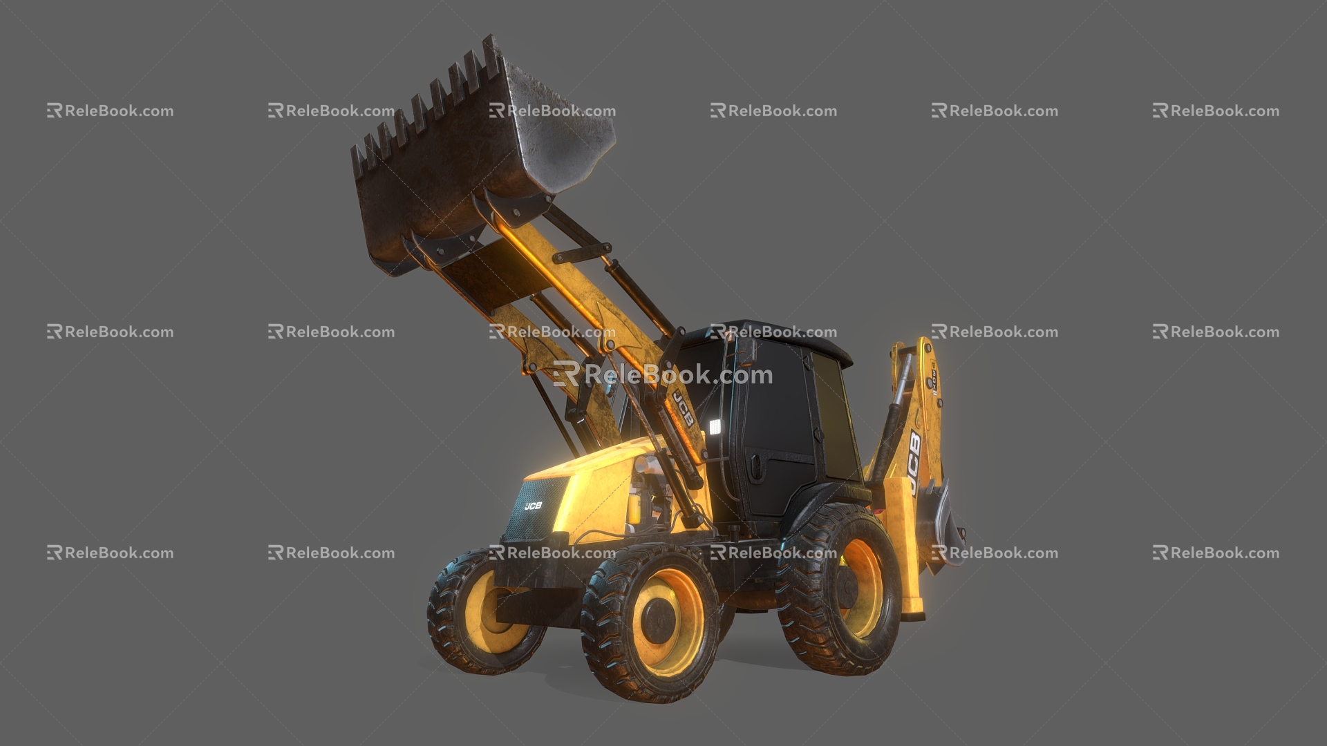 Forklift Excavator Forklift Engineering Vehicle Industrial Equipment Mechanical Device 3d model