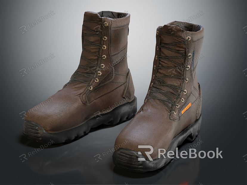 Modern Boots Medium Boots model