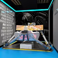 Game Hall Video Game Hall Interactive Game Exhibition Hall Design Battle Electric 3d model