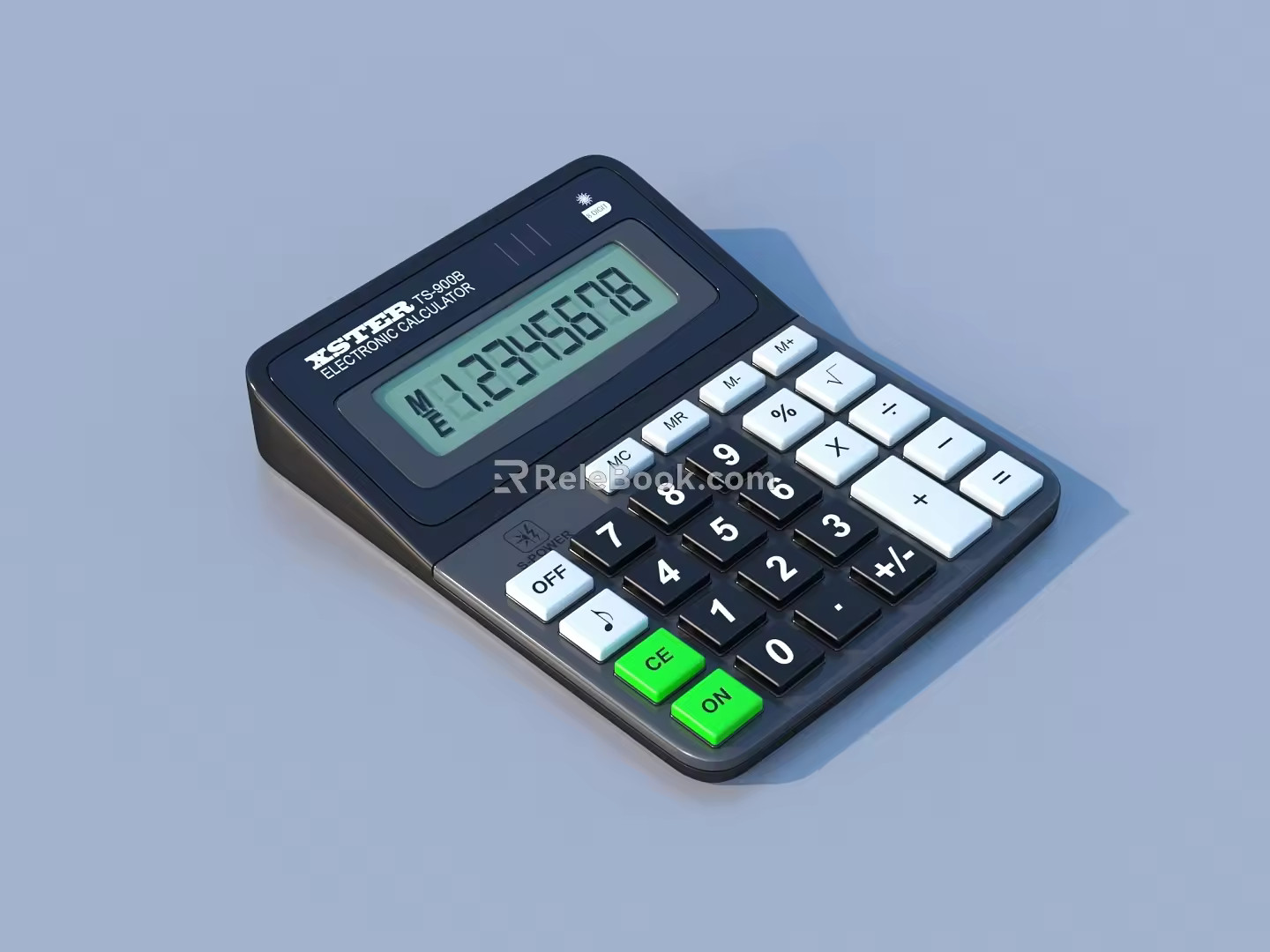 Calculator Old Fashioned Calculator Scientific Calculator 3d model