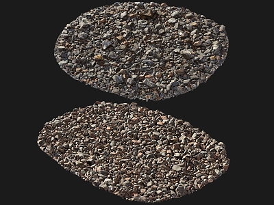 Modern Stone River Beach Pebble 3d model