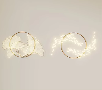 Wall lamp decorative lamp art lamp 3d model