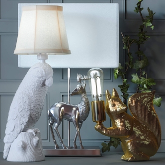 Modern Table Lamp Animal Table Lamp 3d model