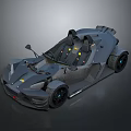 Open Top Two Seat High Performance Car With Carbon Fiber Body And Sleek Design