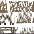 Bamboo Room Dividers With Various Decorative Styles For Home Interior Design