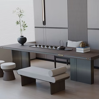 Modern Tea Room 3d model