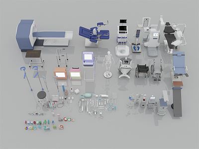 Modern Medical Equipment 3d model