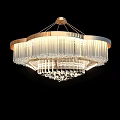 Unique Modern Crystal Chandeliers Showcasing Different Elegant Designs For Interior Decor 3d model