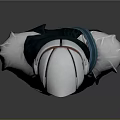 Firefighting Equipment 3D Model Bust With Helmet Breathing Mask And Protective Gear