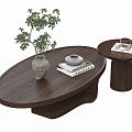 MINOTTI Quiet Ancient Style Tea Table 3d model