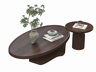 MINOTTI Quiet Ancient Style Tea Table 3d model