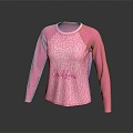 T-shirt Polo shirt round neck T-shirt spring and summer clothing 3d model