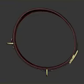Burgundy Genuine Leather Belt With Golden Buckle Classic Design For Daily Use