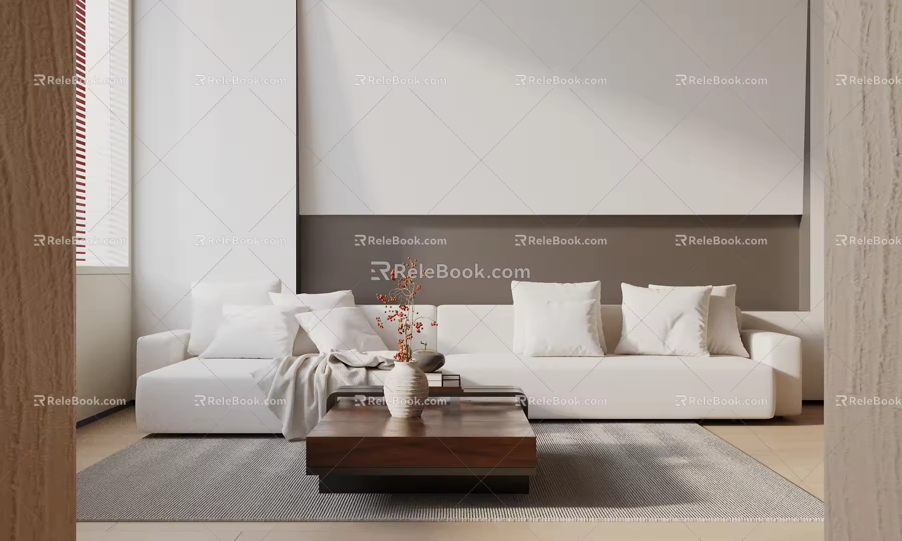 Sofa combination 3d model