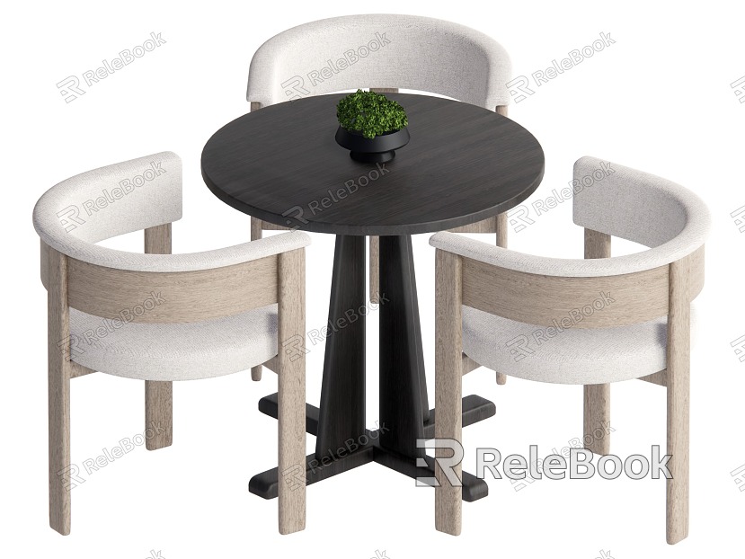 Leisure table and chair combination model