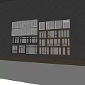 Modern new Chinese style window combination window glass window floor-to-ceiling window balcony window wooden window Chinese style carved window casement window door and window 3d model