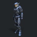 Science Fiction Samurai Science Fiction Warrior Future Warrior Samurai Knight Astronaut Space Warrior 3d model