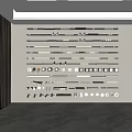 Various Downlights and Spotlights in Different Styles Sizes and Designs Displayed on Wall