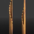 Floor lamp spiral lamp spiral shape metal lamp artistic lamp shape lamp creative shape special-shaped artistic sense decorative lamp living room lamp 3d model