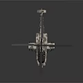 Military Camouflage Helicopter With Rotor Blades And Weapon Mounts Design