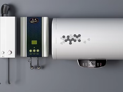 Modern Household Appliances With Digital Display Control Panel And Stylish Design 3d model