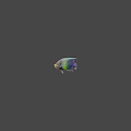 Vibrant Animated Fish Characters Including Clownfish And Yellow White Varieties For Games And Films