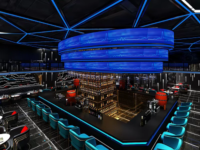 Modern Bar Audio Bar 3d model