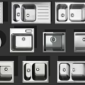 Stainless Steel Kitchen Sinks With Various Styles And Modern Design For Home