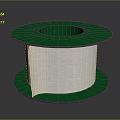 Home Essential Green Tape Roll With White Adhesive Tape For Daily Use