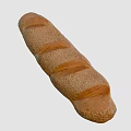 Bread 3d model