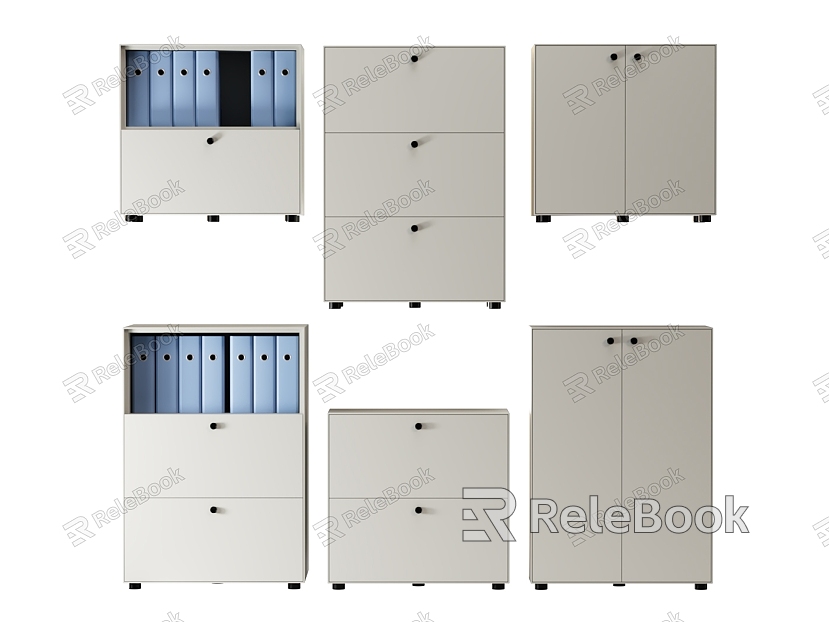 Simple Office File Cabinet Storage Cabinet Small Bookcase model