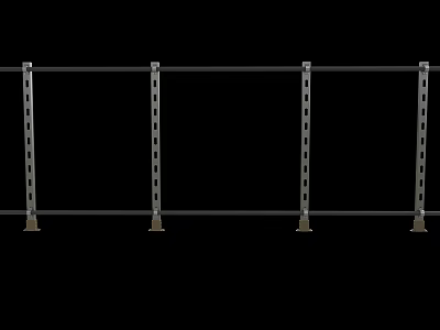 Sturdy Industrial Equipment Featuring Heavy Duty Metal Frame Structure For Industrial Facilities 3d model