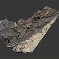 Garden Landscape Design With Natural Rock Textures And Scenic Stone Features