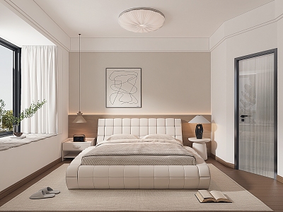 Modern Bedroom Room 3d model