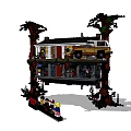 Stranger Things Building Blocks with Two Story Structure House Truck Mini Figures Sign and Trees