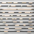 Downlights and Spotlights Arranged Neatly in Rows Illuminated for Style and Installation