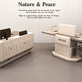 Modern Office Desk And Chair Set With Computer Storage Drawers Design