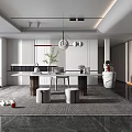 Modern study 3d model