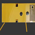 Yellow And Black HP 20 12 Generator With Open Door Showing Internal Components