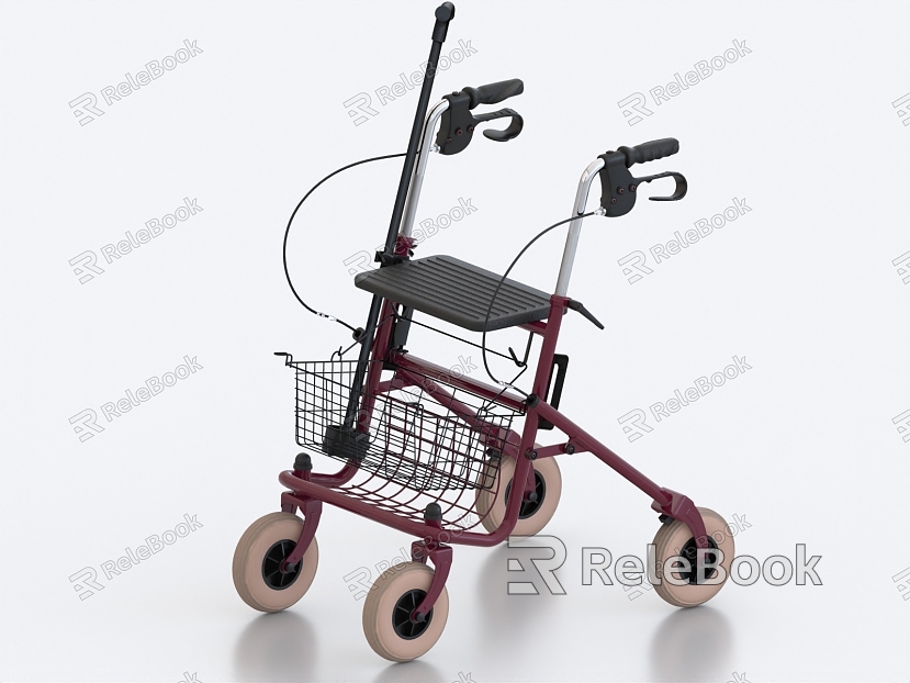 Walking aids Medical equipment model